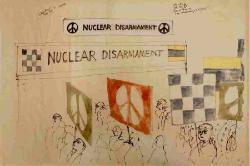 Nuclear disarmament drawing