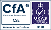 CfA UKAS Mark of Accreditation for Customer Service Excellence logo