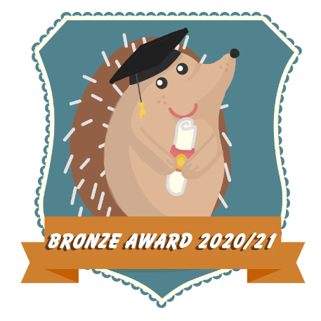 Bronze award that is awarded to university for hedgehog friendly campus