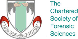 The Chartered Society of Forensic Sciences crest.