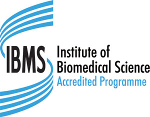 Institute of Biomedical Science accredited programme logo