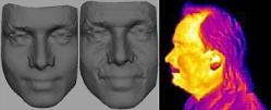 digital images of a 3d face