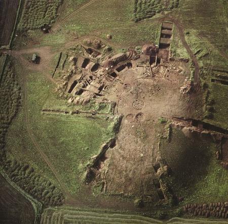 Excavation site at Broxmouth Hillfort, East Lothian
