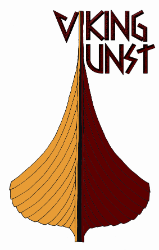 Drawn image of a Viking ship