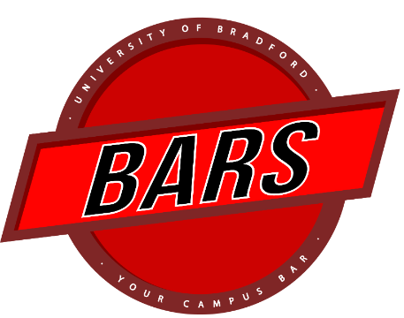 University Bars logo in full colour red face on flat