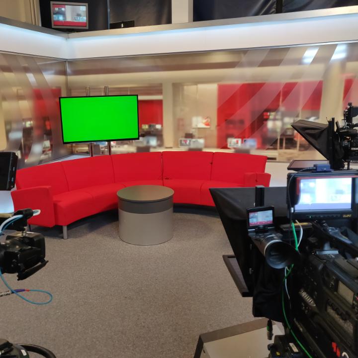 Multicamera news studio