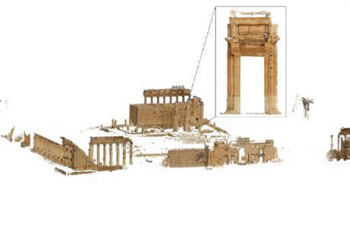 Archaeological building reconstruction