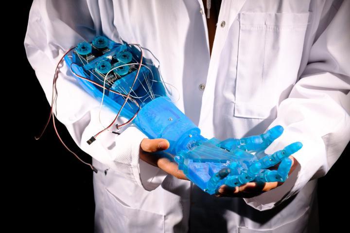 A 3D printed bionic arm