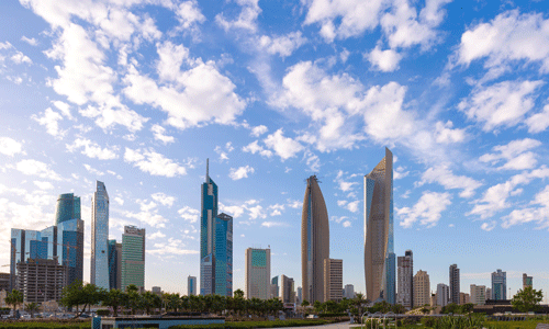 Kuwait City cityscape on a cloudy day. (Unpslash)