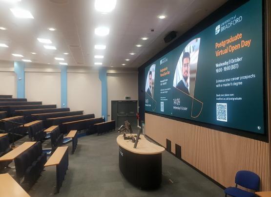 A lecture theatre A lecture theatre