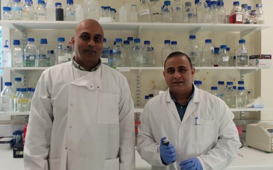 Muhammad Shahid (right) with Dr Sriharsha Kantamneni Muhammad Shahid (right) with Dr Sriharsha Kantamneni