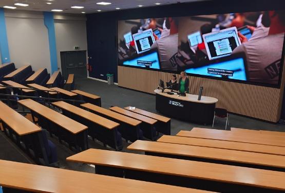 A lecture theatre at University of Bradford A lecture theatre at University of Bradford