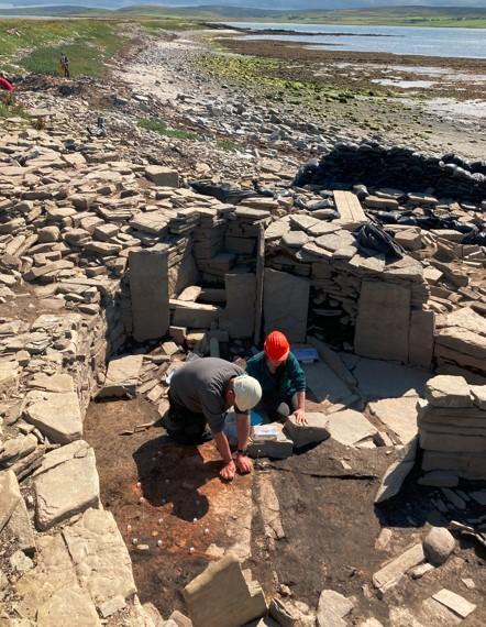 Knowe of Swandro archarological dig Knowe of Swandro archarological dig
