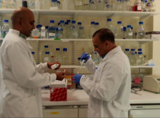 Dr Sriharsha Kantamneni (left) and Muhammad Shahid Dr Sriharsha Kantamneni (left) and Muhammad Shahid