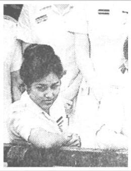 A young woman in a nurses uniform A young woman in a nurses uniform