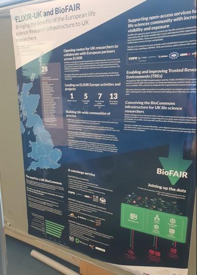 BioFAIR conference sign BioFAIR conference sign
