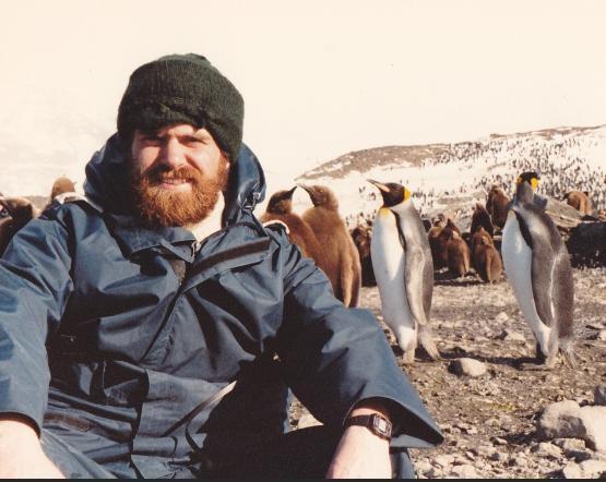 Sean Cahill in South Georgia Sean Cahill in South Georgia