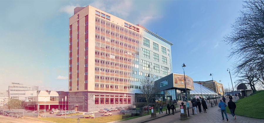 A transition of the Richmond Building from 1966-2026