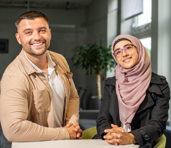 Aaron Walshaw and Sania Bibi Aaron Walshaw and Sania Bibi