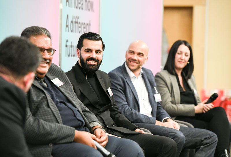 Ishfaq Farooq, alumnus and Honorary Graduate, talking on a guest panel for the launch of the BREE in January 2024 Ishfaq Farooq, alumnus and Honorary Graduate, talking on a guest panel for the launch of the BREE in January 2024