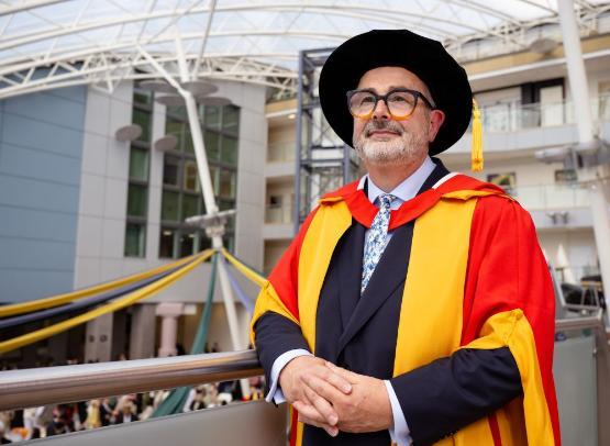 Dan Bates at his hon-grad ceremony Dan Bates at his hon-grad ceremony