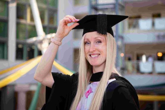 Graduatiung student Steph Ifould