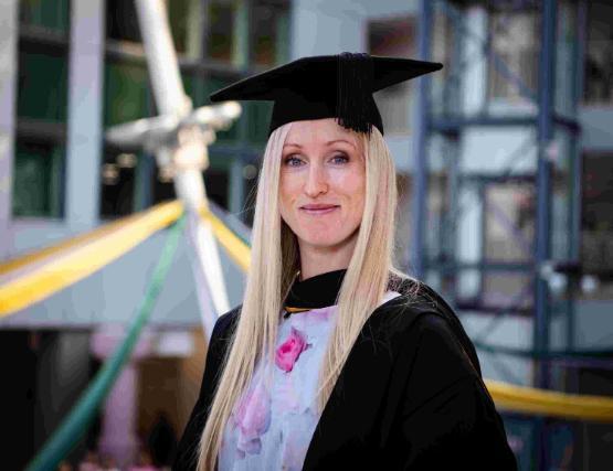 Graduatiung student Steph Ifould Graduatiung student Steph Ifould