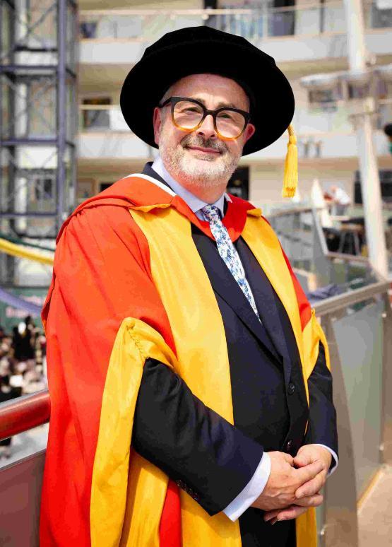 Dan Bates at his hon-grad ceremony Dan Bates at his hon-grad ceremony