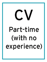 Sample part-time CV (no work experience) thumbnail
