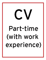 Sample part-time CV (with work experience) thumbnail