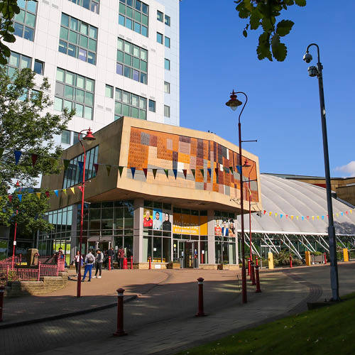 Richmond building, University of Bradford campus.