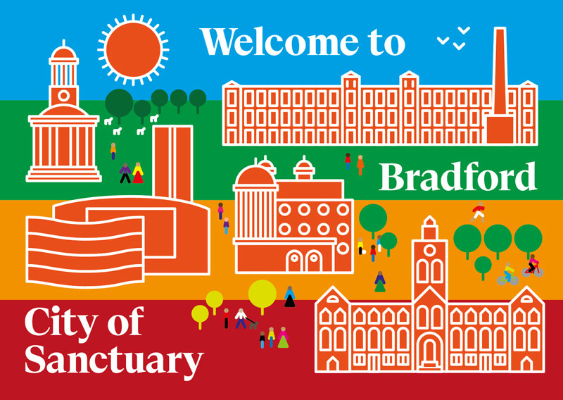 Bradford City of Sanctuary Logo