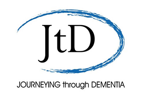 The logo for Journeying Through Dementia, Centre for Applied Dementia Studies.