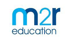 The logo for m2r Education.