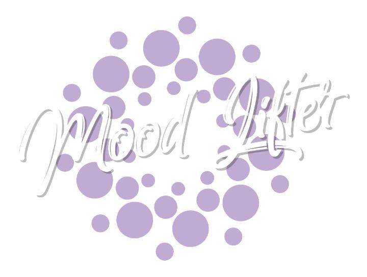 Purple circles with moodlifter written across in white