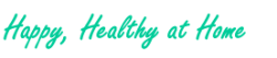 Logo for Happy, healthy at home