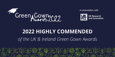 Award for Green Gown Highly Commended awarded to University of Bradford