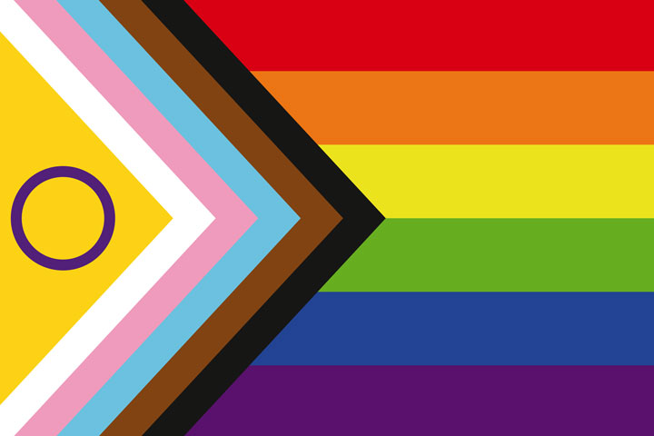 LGBTQ-plus Progress flag