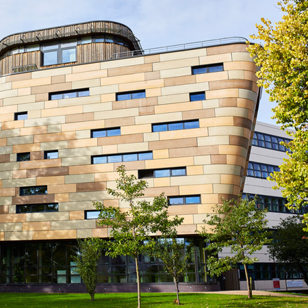 A photograph of the outside of the University of Bradford Horton building.