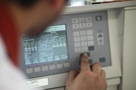Control panel lab equipment