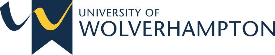 University of Wolverhampton logo.
