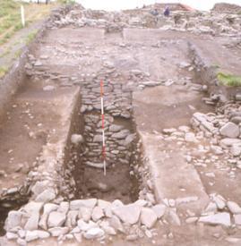 Image of trench at excavation site
