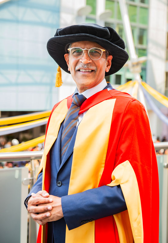 Professor Mahendra Patel, Honorary Graduate 2023