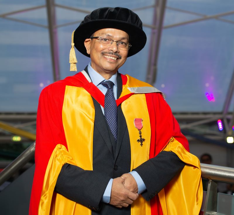 Shaukat Ahmed MBE, Doctor of the University 2023