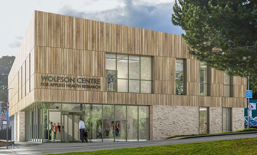 An artistic rendering of the new Wolfson Centre.