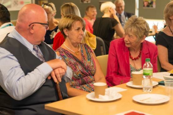 Some of the University of Bradford's 'Experts by Experience' meet as part of the university's support for those living with dementia