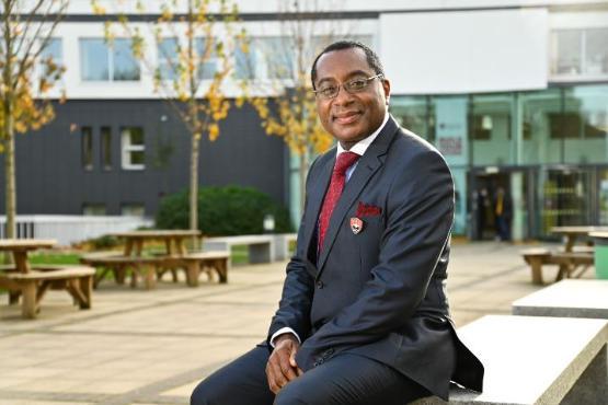 Prof Charles Egbu, Vice Chancellor of Leeds Trinity University