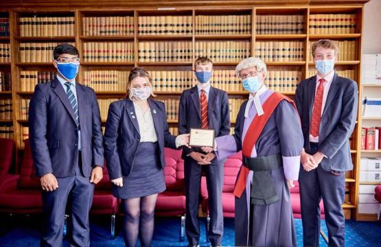 Bradford Grammar School pupils meet Judge Jonathan Rose