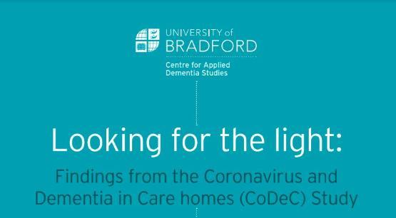 Looking for the Light book cover - a study on dementia care during pandemic