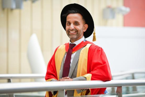 Amir Khan receives his honorary doctorate